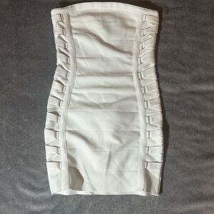 Iris Strapless White Dress